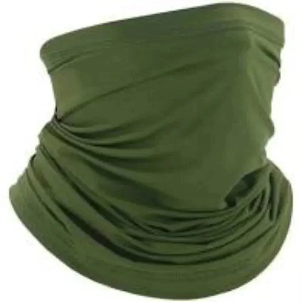 Charcoal Green Face Mask Gaiter